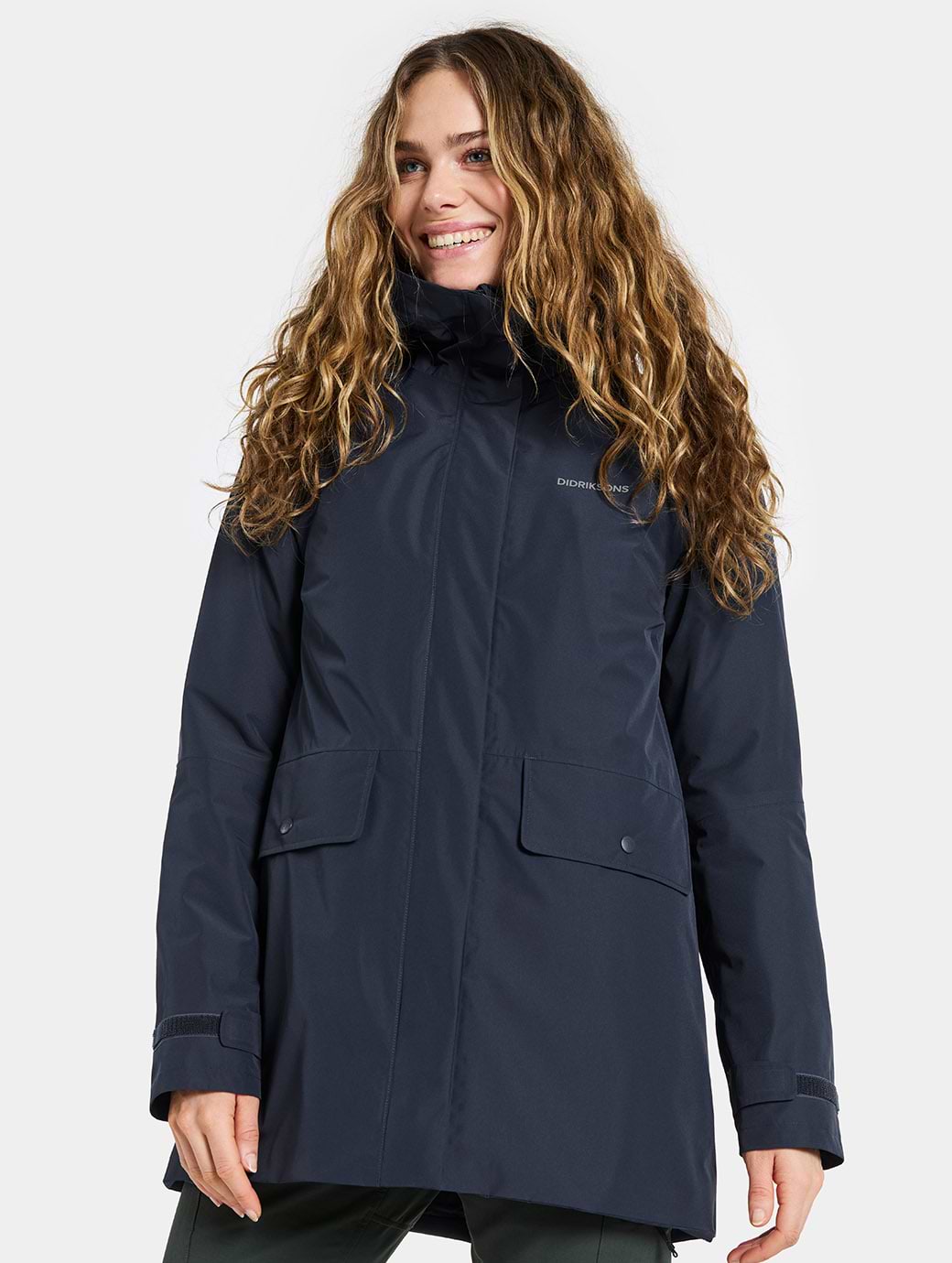 Didriksons Women's Tuva Parka Dark Night Blue