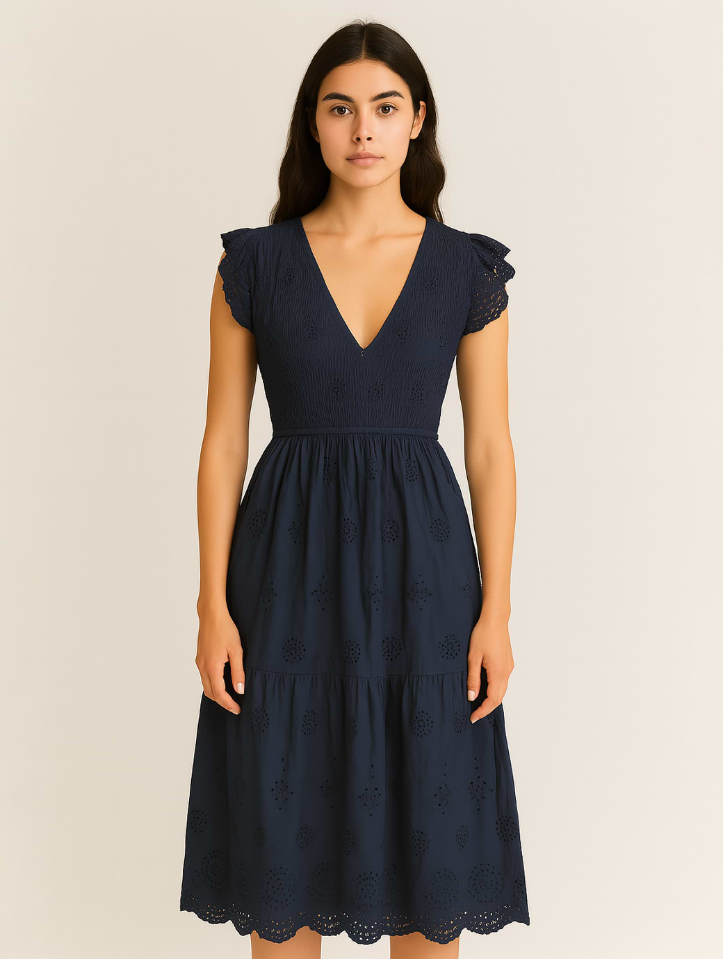 Dream Fashions Women's Aegean Dress Navy