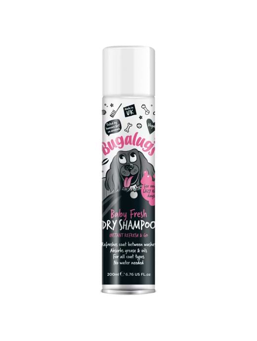 Bugalugs Dry Dog Shampoo Baby Fresh 200ml 