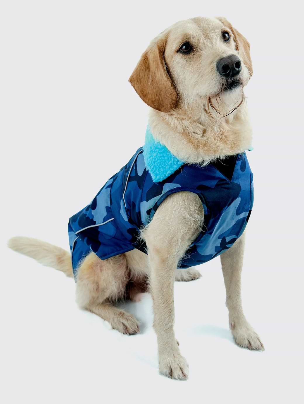 Dryrobe Dog Coat Blue