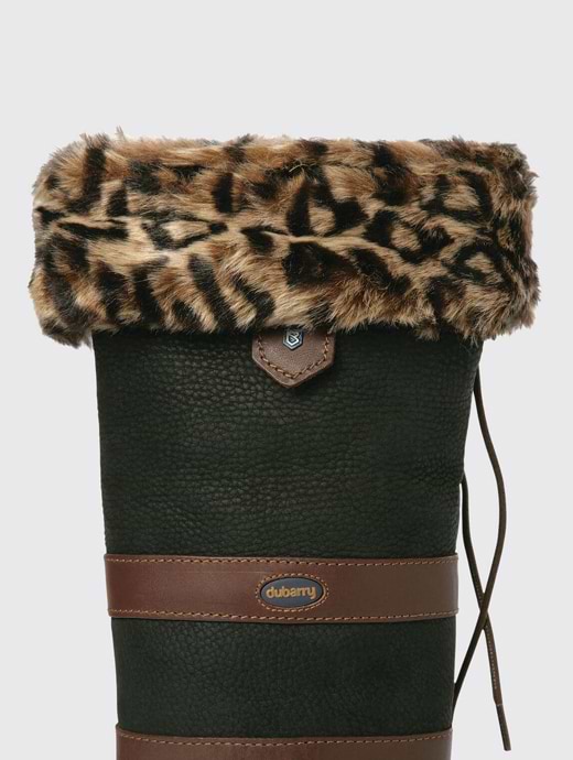 Dubarry Faux Fur Boot Liners Leopard