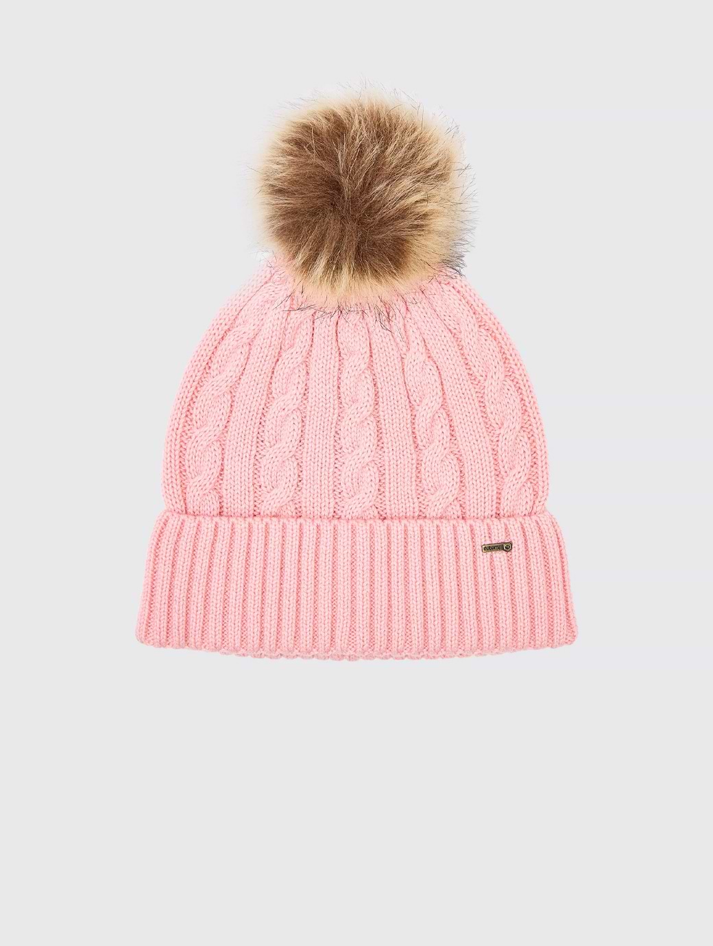 Dubarry Forester Knitted Bobble Hat Dusky Rose