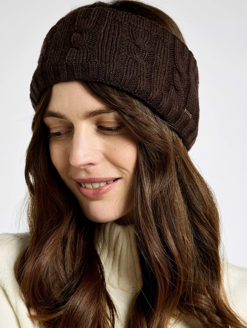 Dubarry Gleeson Cable Knit Headband Elk