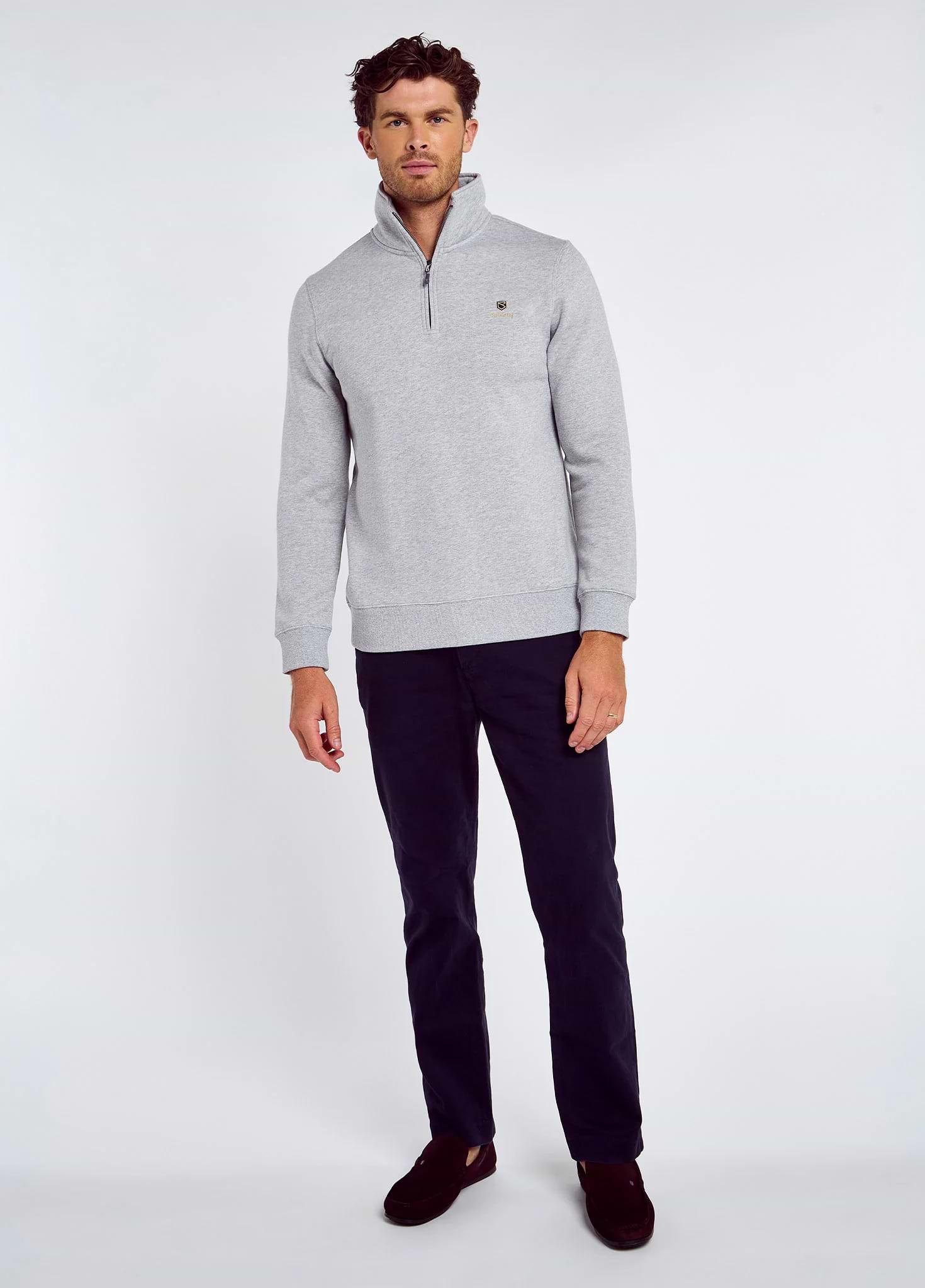 Dubarry Men's Boyce Knit Grey Marl