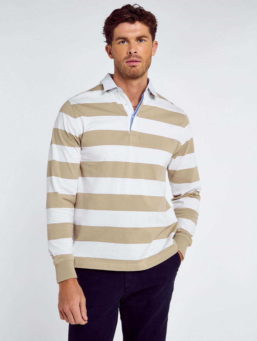 Dubarry Men's Goresbridge Rugby Top Sand Multi