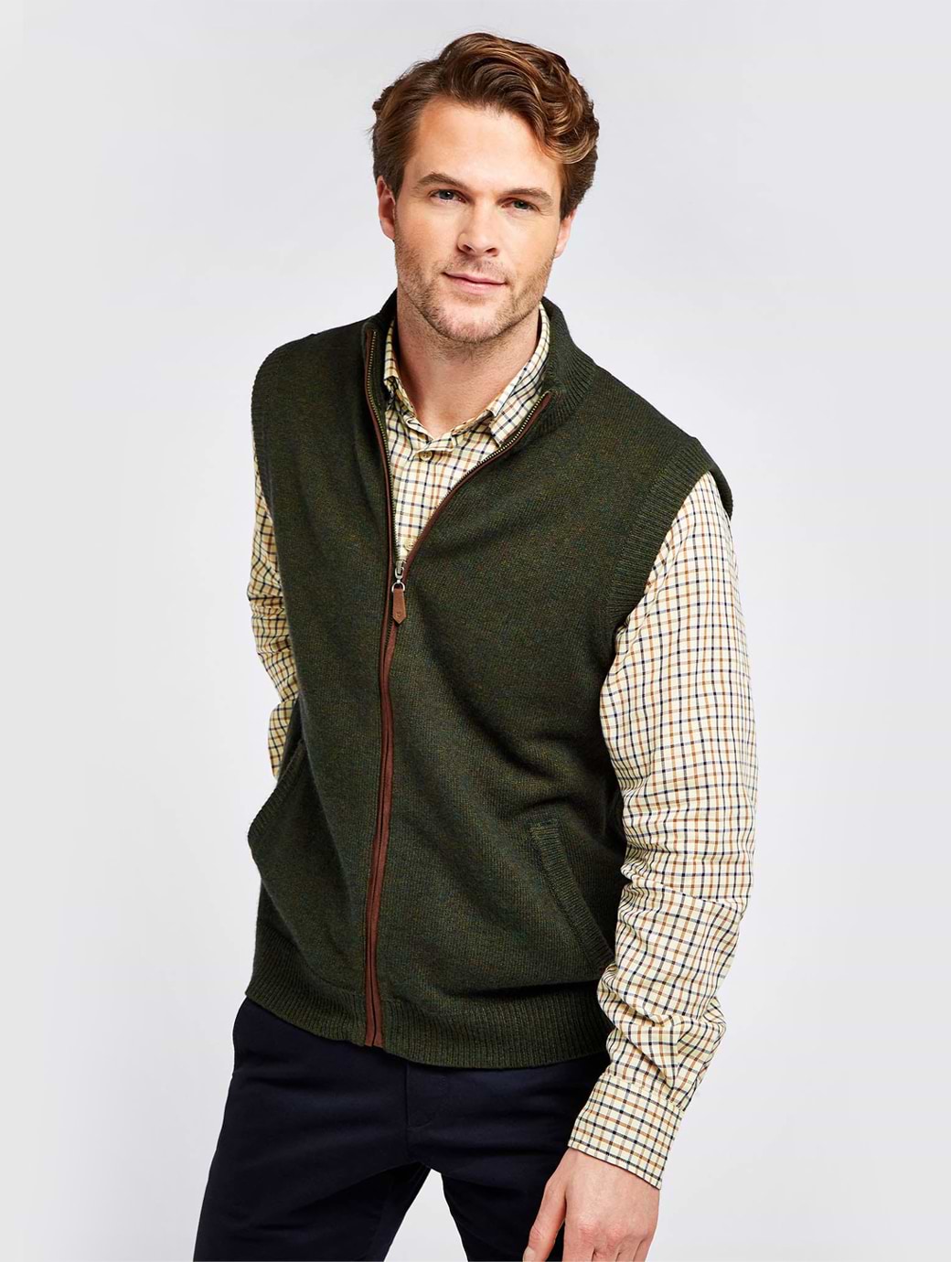 Dubarry Men's Upperwood Bodywarmer Olive