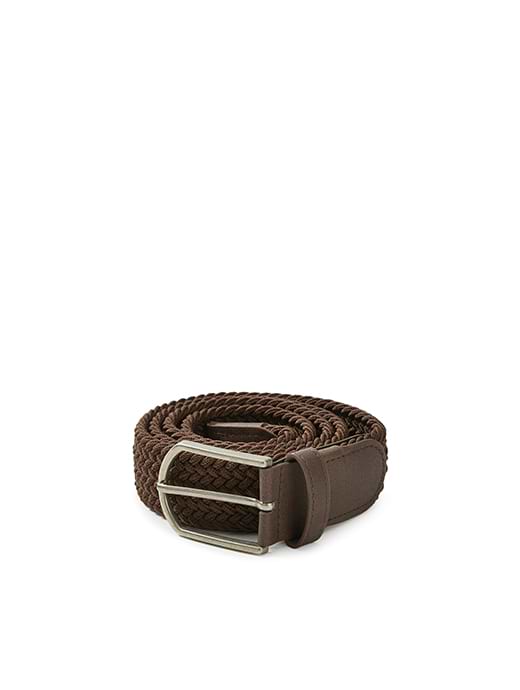 Dubarry Oysterhaven Woven Belt Walnut
