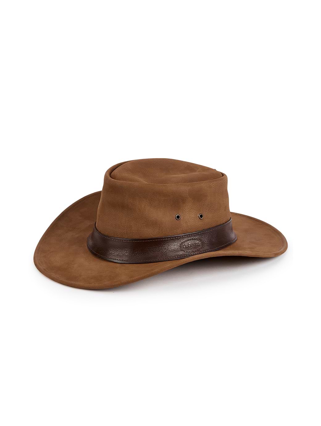 Dubarry Unisex Finlay Leather Hat Walnut