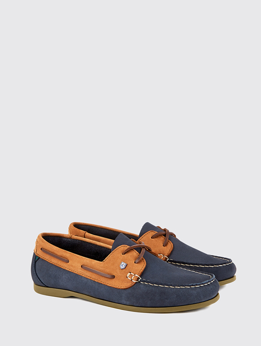 Dubarry Women's Aruba Deck Shoe Denim/Tan