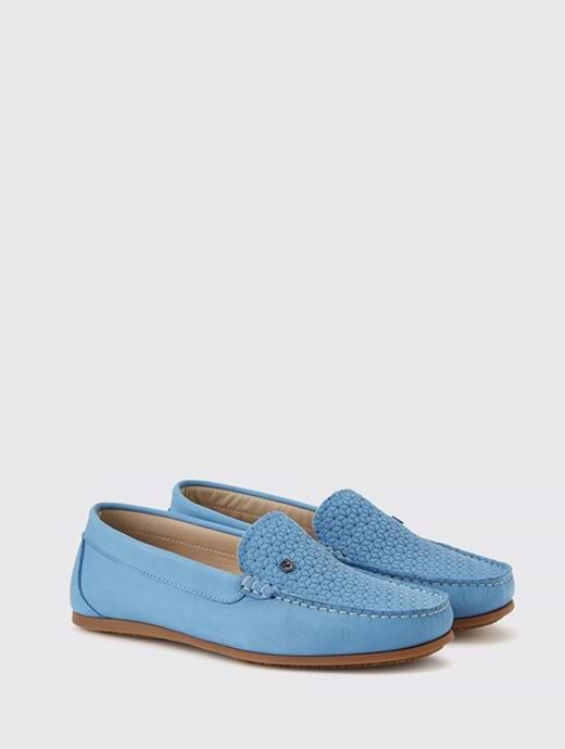 Dubarry Women's Cannes Deck Shoe Blue Mist