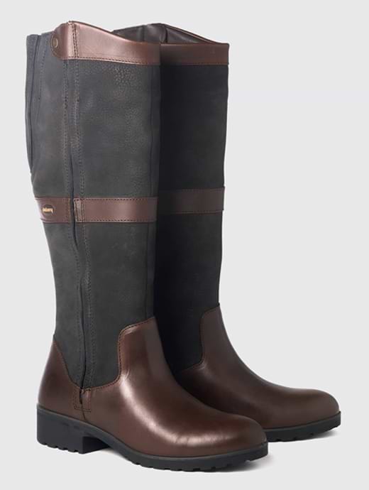 Dubarry Women's Sligo Country Boot Black/Brown