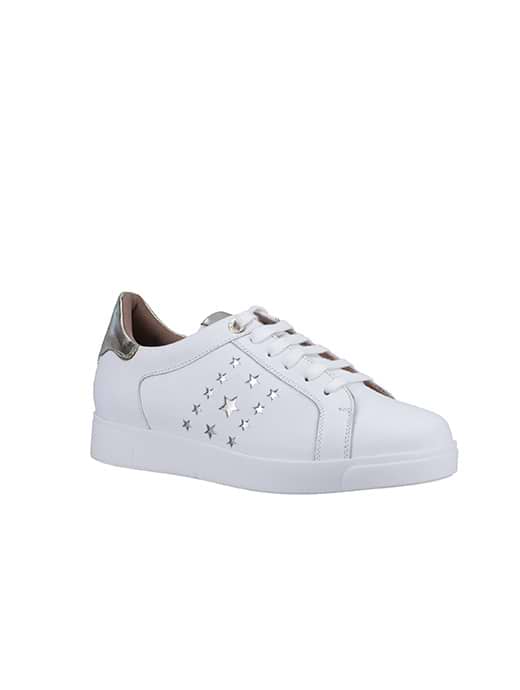 Dune Women's Elderflowers Lace Shoe White