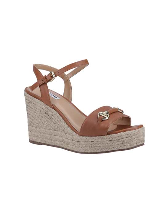 Dune Women's Kai Wedge Sandal Tan 