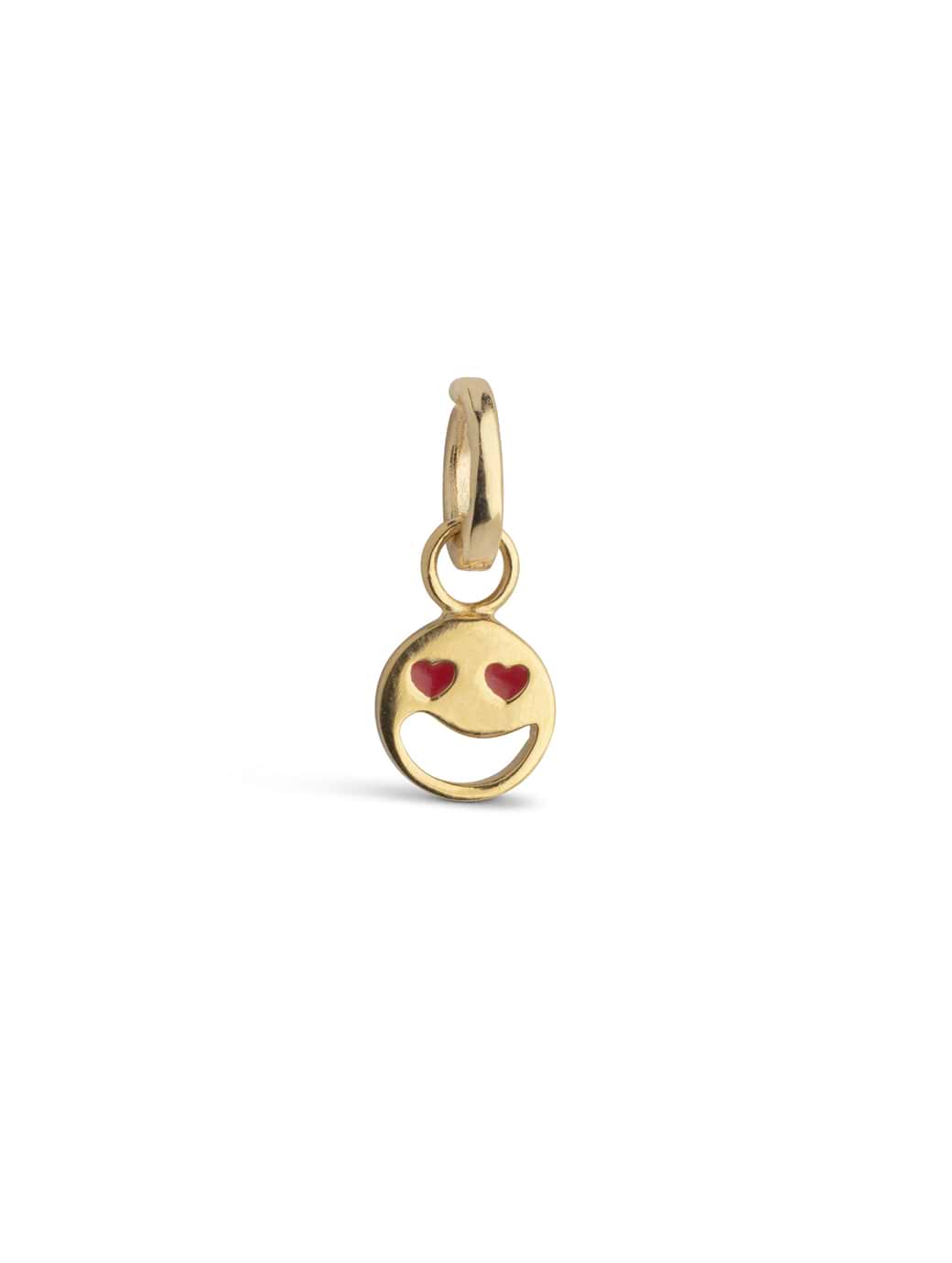ENAMEL Copenhagen Funky Smiley Charm Red