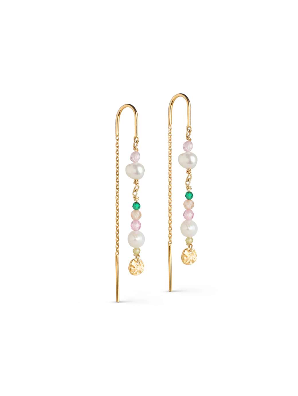 ENAMEL Copenhagen Sofia Earring Light Pink/Khaki Green/Peach/Pearl