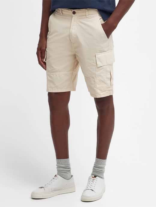 Barbour Men's Essential Ripstop Cargo Short Fog