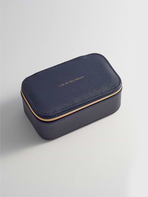 Estella Bartlett Mini Jewellery Box Live As You Dream Navy