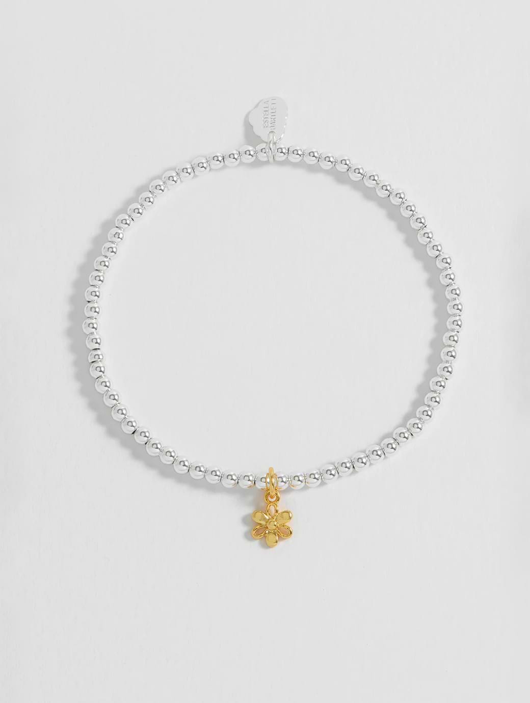 Estella Bartlett Open Petal Flower Sienna Bracelet Gold Plated