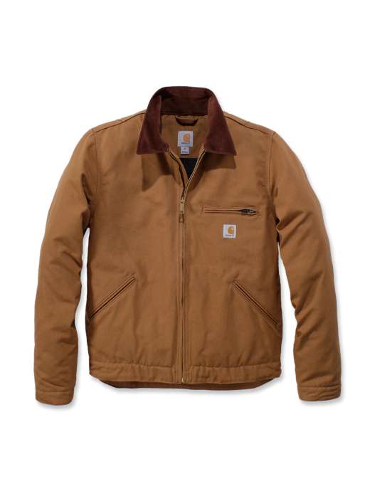 Carhartt Duck Detroit Blanket Lined Jacket Brown
