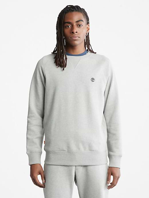 Timberland Men's Exeter River Crew Neck Sweatshirt Medium Grey