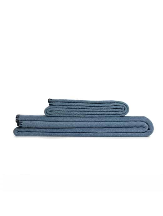 Tweedmill Textiles Fleece Throw Denim