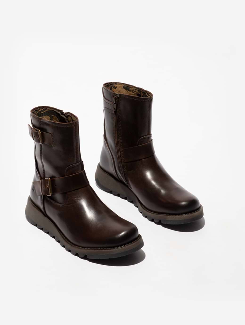 Fly London Women's SORF321FLY Sminx Rug Boot Dark Brown
