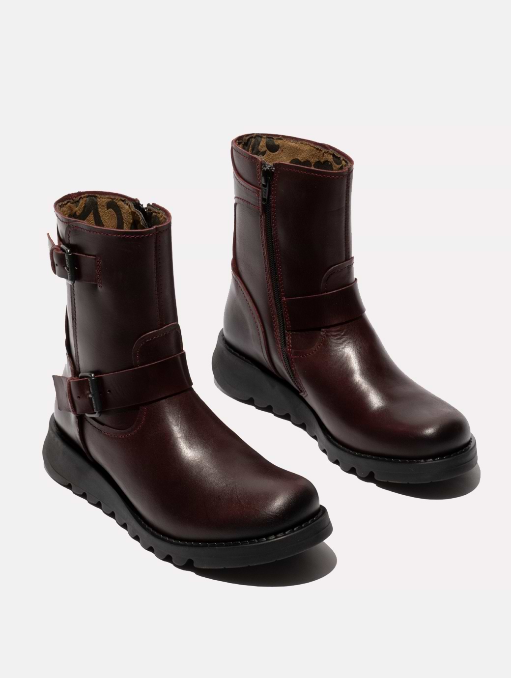 Fly London Women's SORF321FLY Sminx Rug Boot Wine