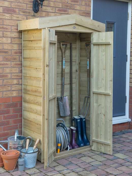 Forest Gardens Apex Tall Garden Store Pressure Treated