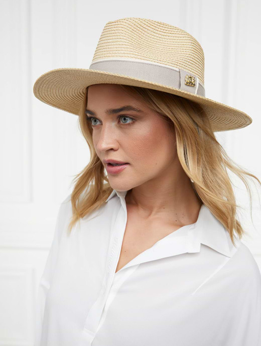 Holland Cooper Francesca Hat Natural Taupe