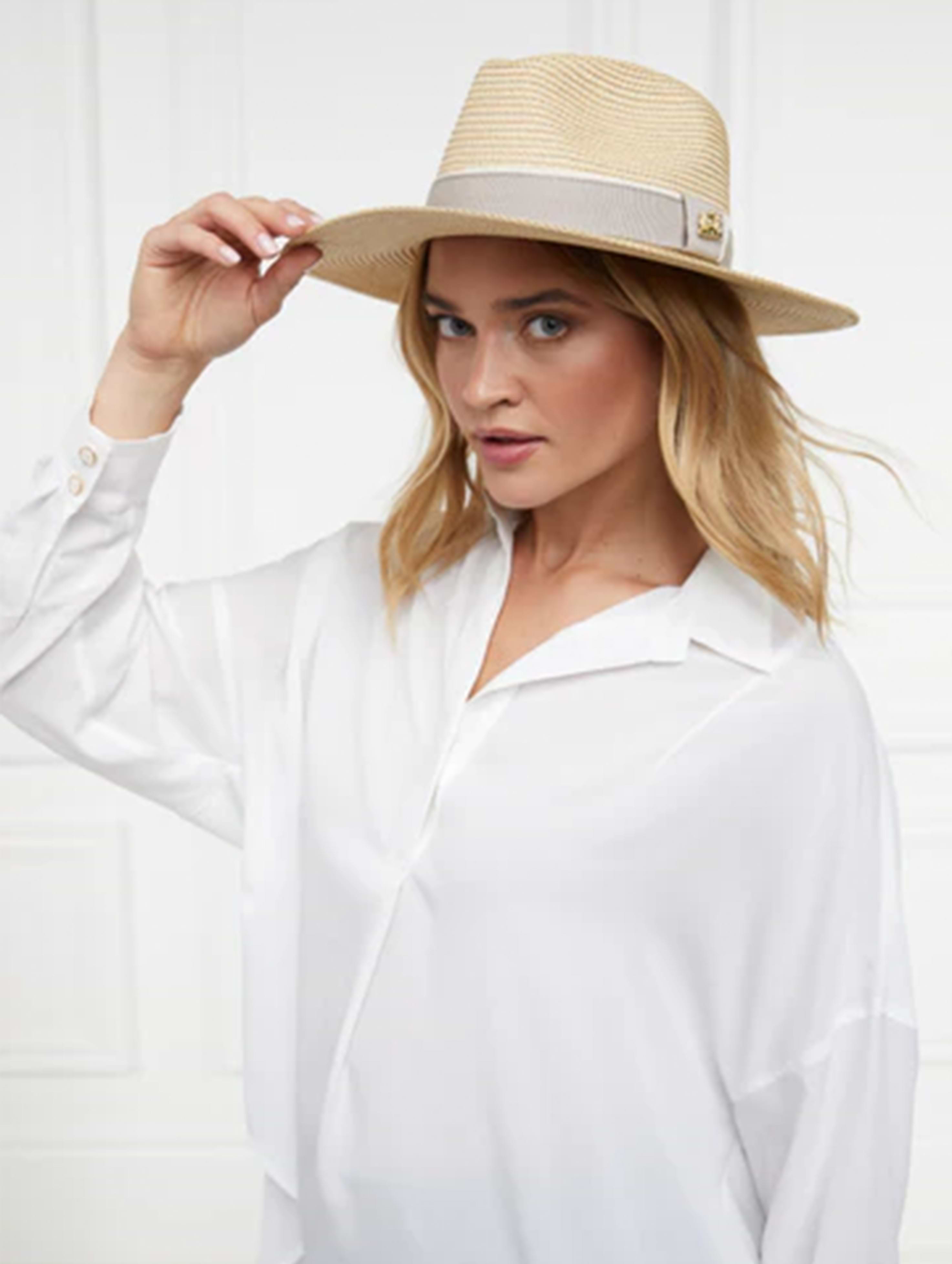 Holland Cooper Francesca Hat Natural Taupe
