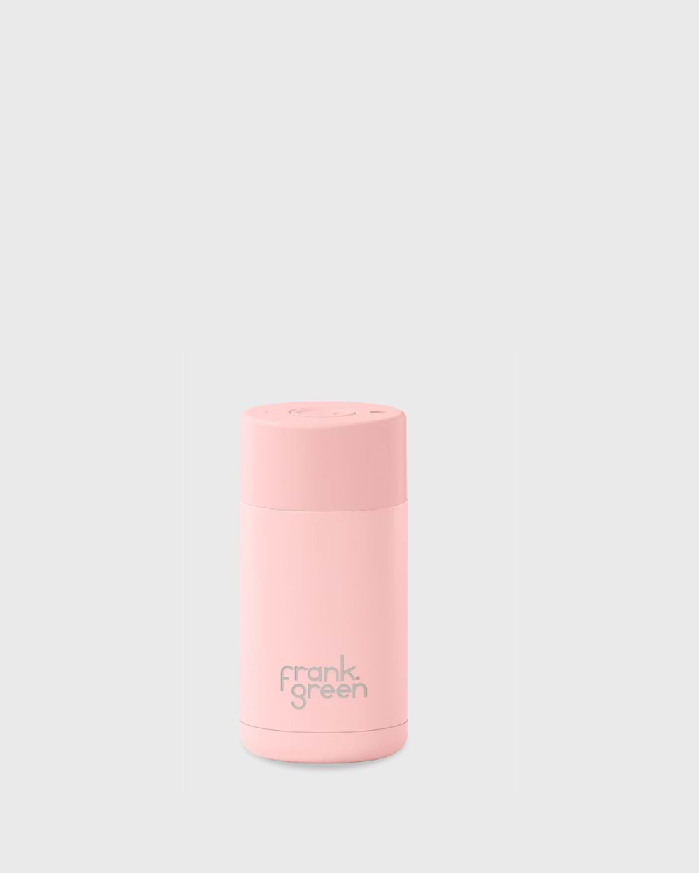 Frank Green 12oz Stainless Steel Ceramic Reusable Cup with Button Lid Blushed