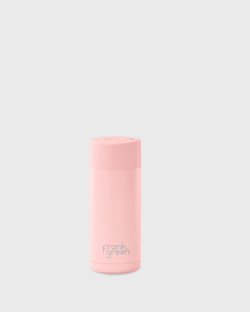 Frank Green 16oz Stainless Steel Ceramic Reusable Cup with Button Lid Blushed