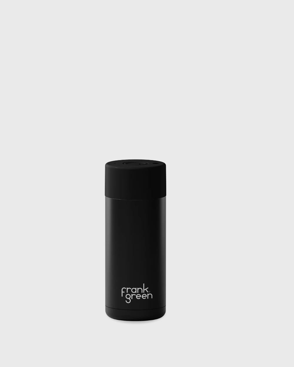 Frank Green 16oz Stainless Steel Ceramic Reusable Cup with Button Lid Midnight