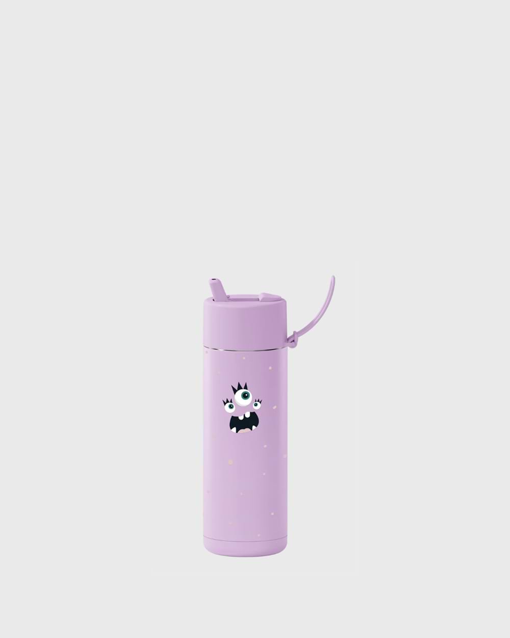 Frank Green 20oz Franksters Ceramic Reusable Bottle with Gold Straw Lid and Strap Lilac Haze Flick