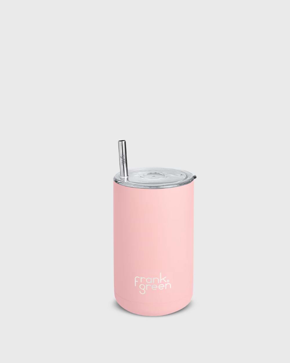 Frank Green Iced Coffee Cup with Straw Blushed