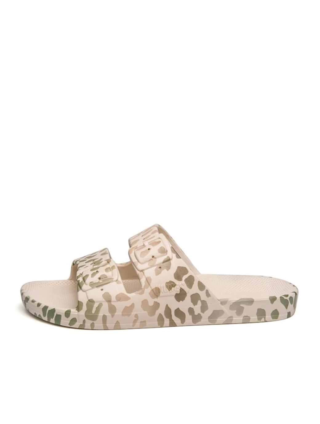 Freedom Moses Women's Felina 2 Slides Stone