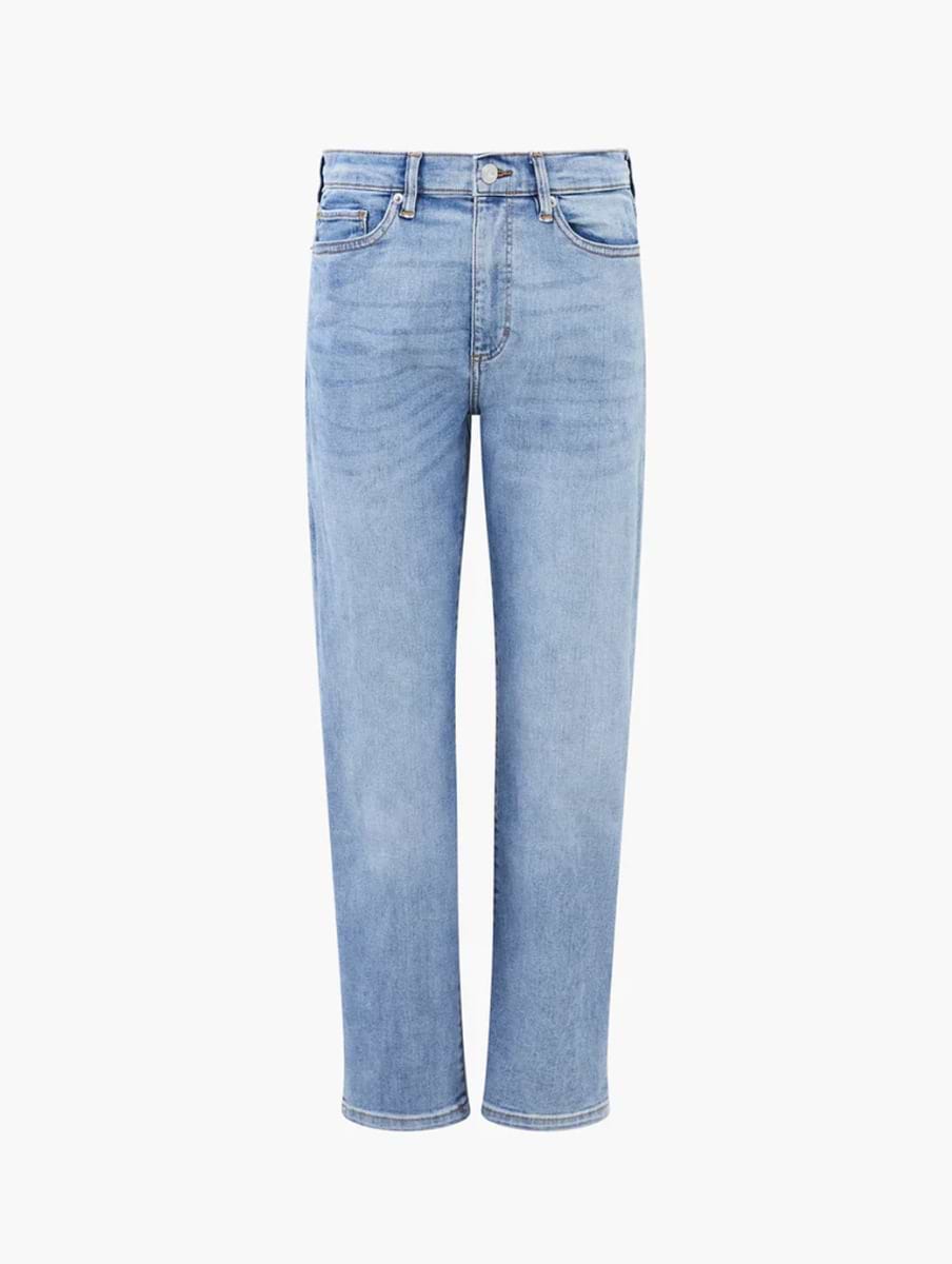 French Connection Stretch Cigarette Ankle Denim Bleach Wash