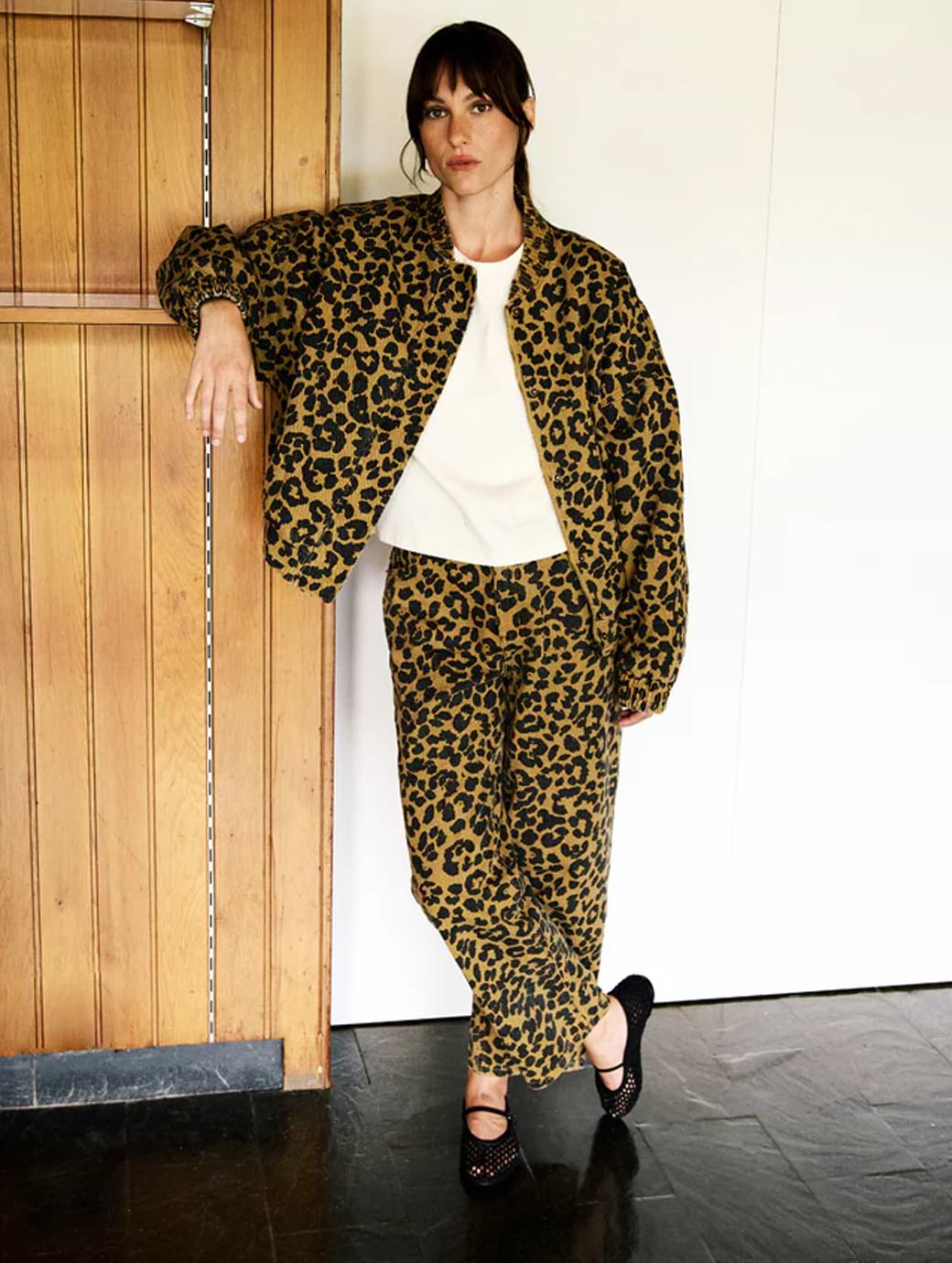 Frnch Agatha Leopard Print Trouser