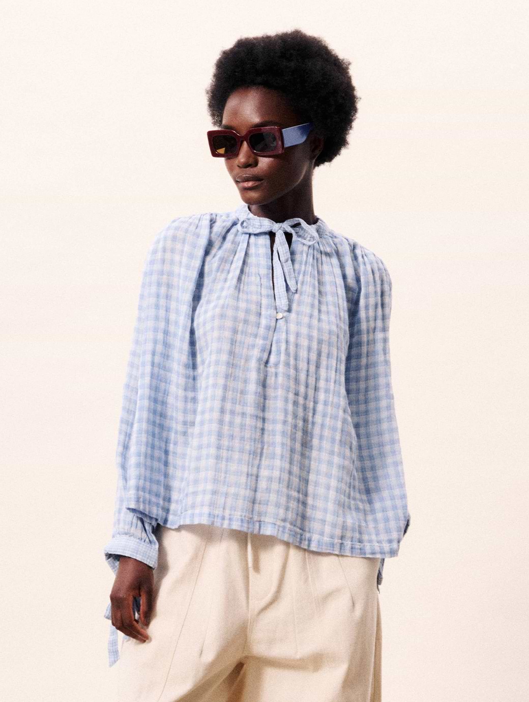 FRNCH Women's Havasia Blouse Blue