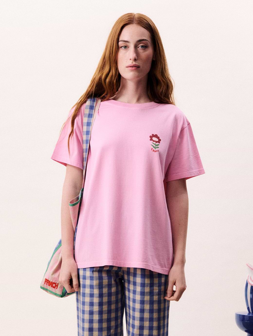 FRNCH Women's Nymphaea T-Shirt Pink