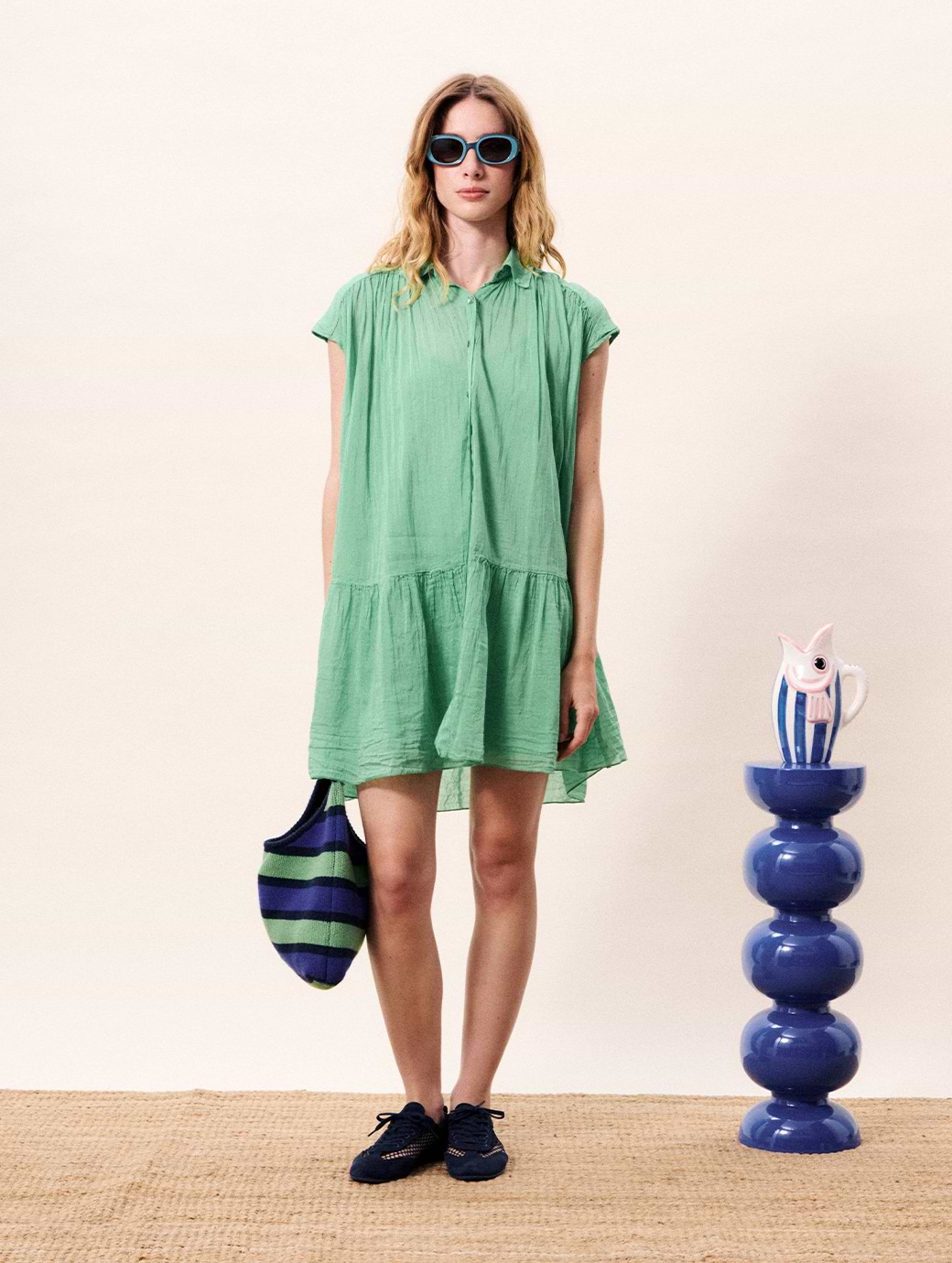 FRNCH Women's Opale Robe Green