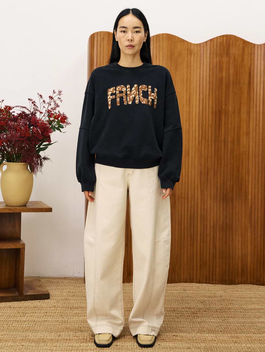 FRNCH Women's Sweatshirt Anthracite