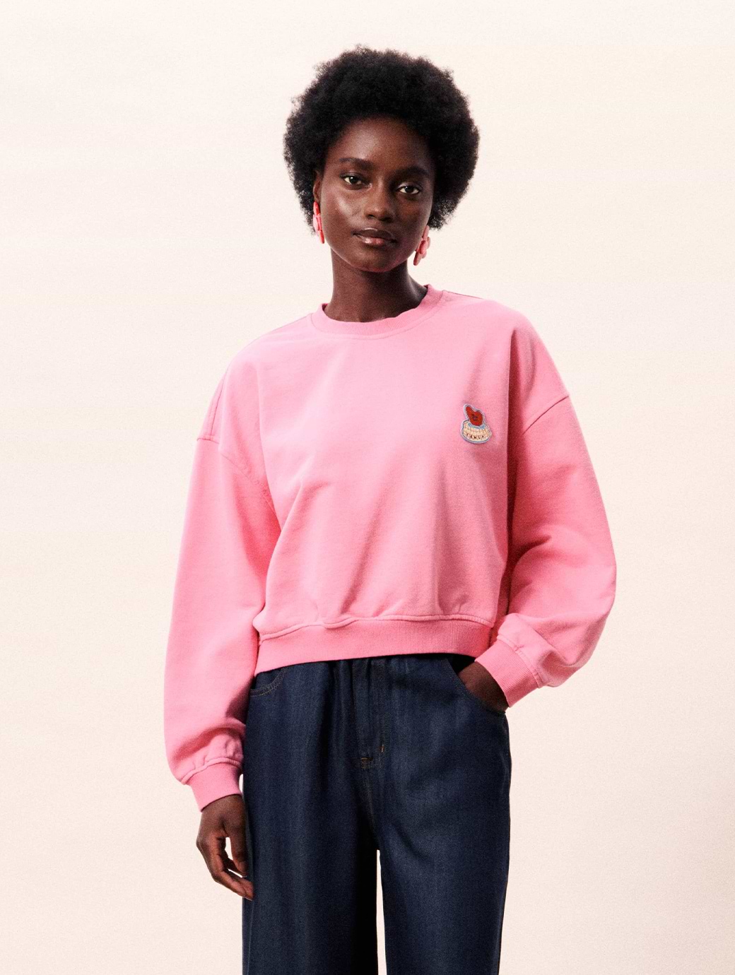 FRNCH Women's Tamise Sweatshirt Pink