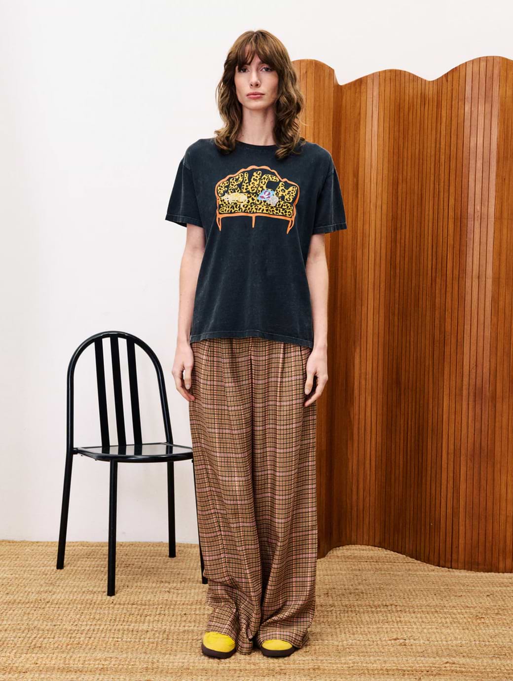 FRNCH Women's Stevie T-shirt Anthracite