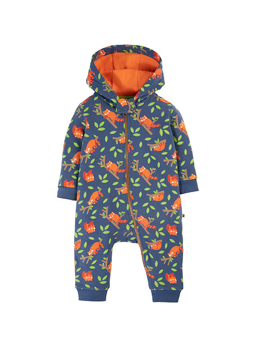 Frugi Snuggle Suit Red Panda Pals