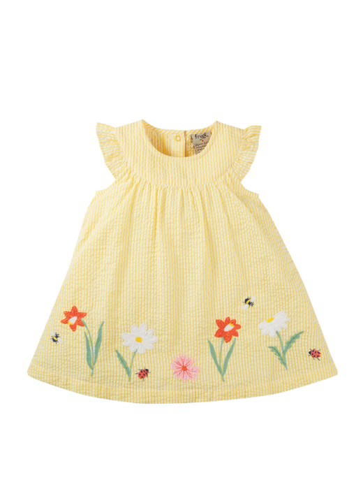 Frugi Devon Body Dress Dandelion/Flowers