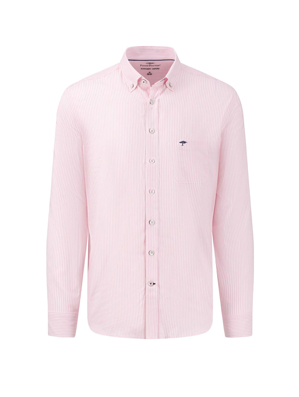 Fynch-Hatton All Season Oxford Shirt Pink Stripe