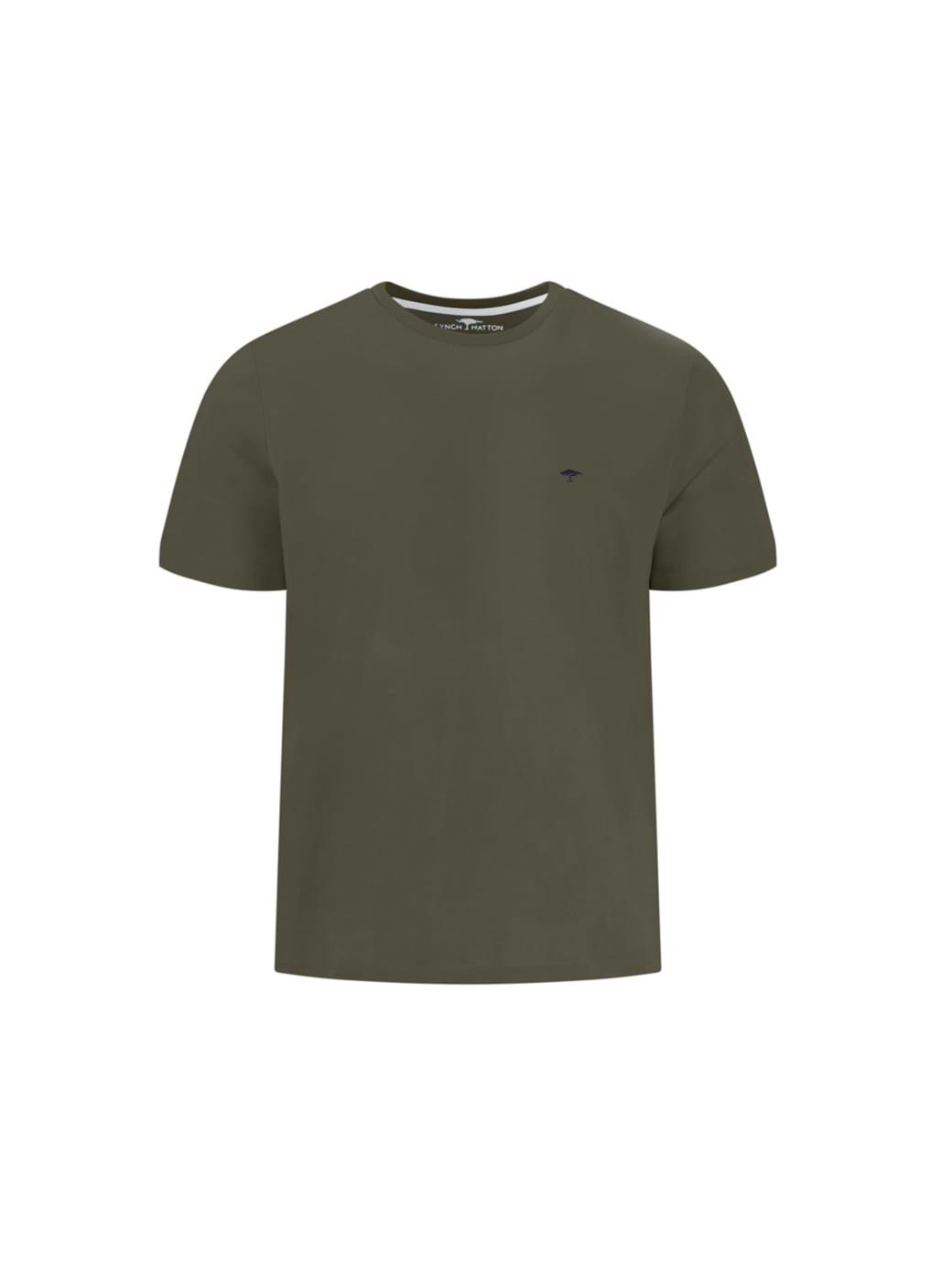 Fynch-Hatton Basic T-shirt Dark Khaki