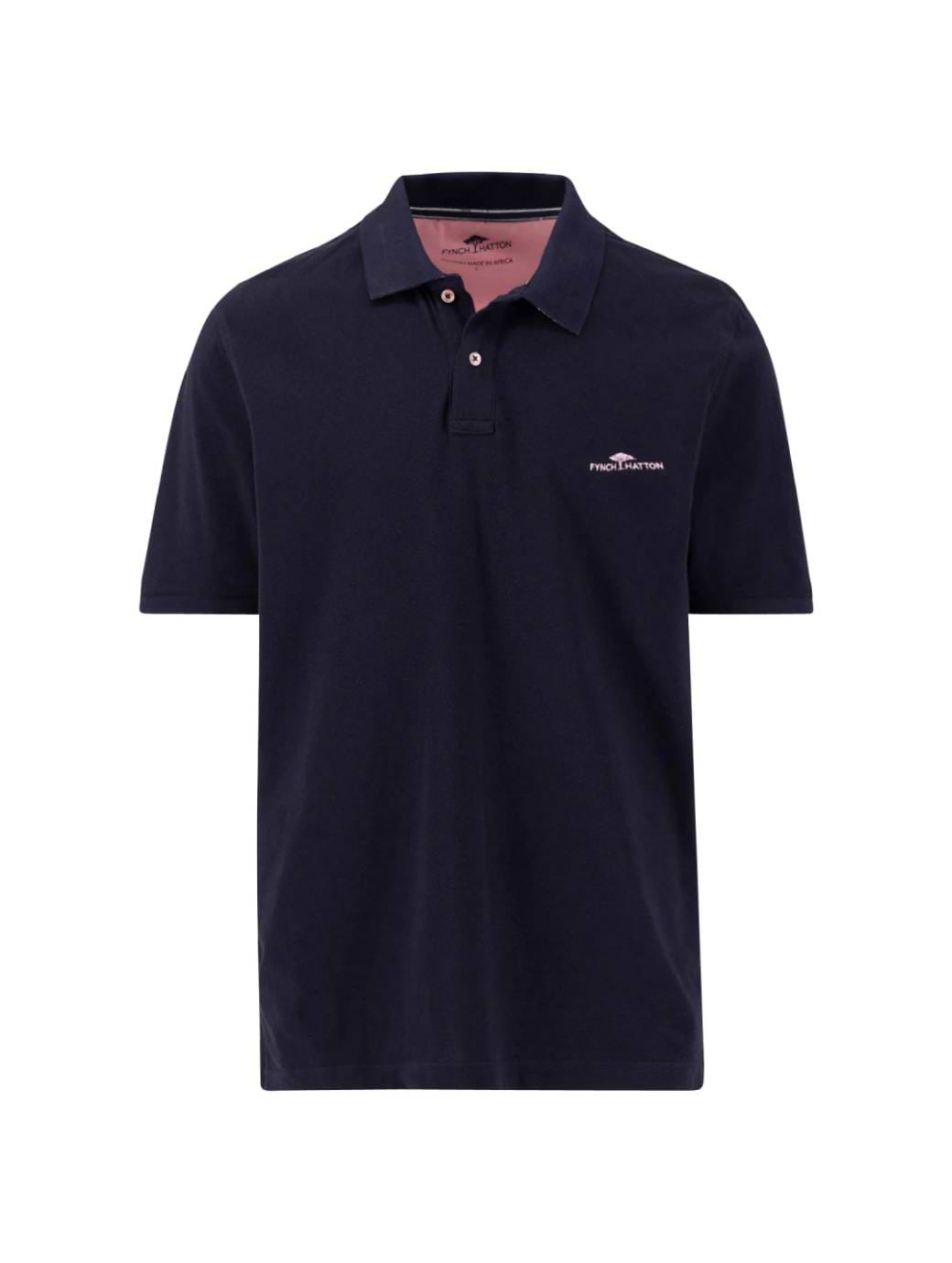 Fynch-Hatton Contrast Polo Navy