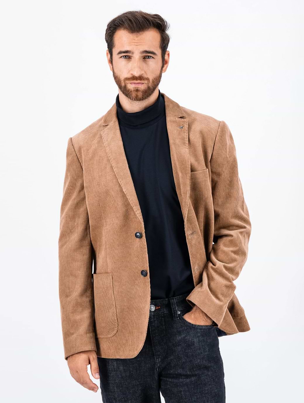 Fynch-Hatton Corduroy Blazer Beige